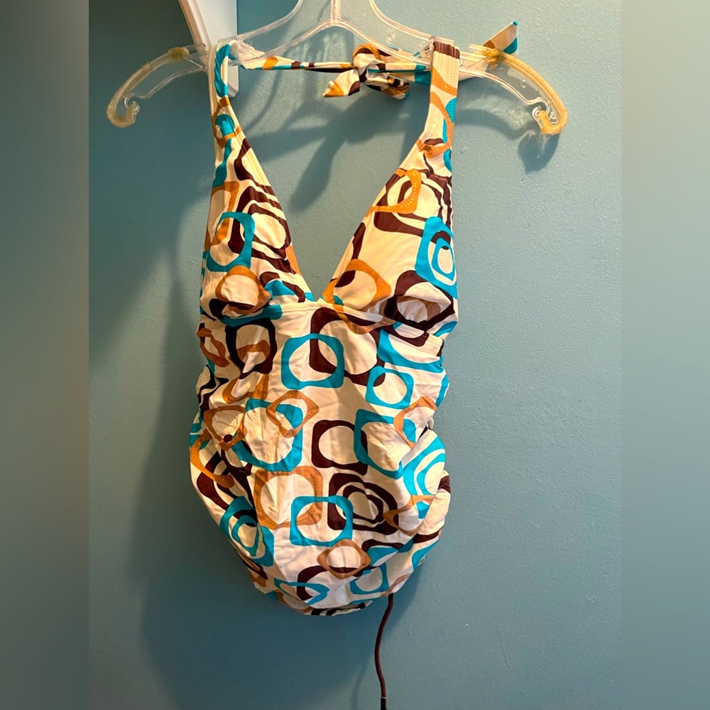 Apt 9 size 12 tankini top with side drawstrings